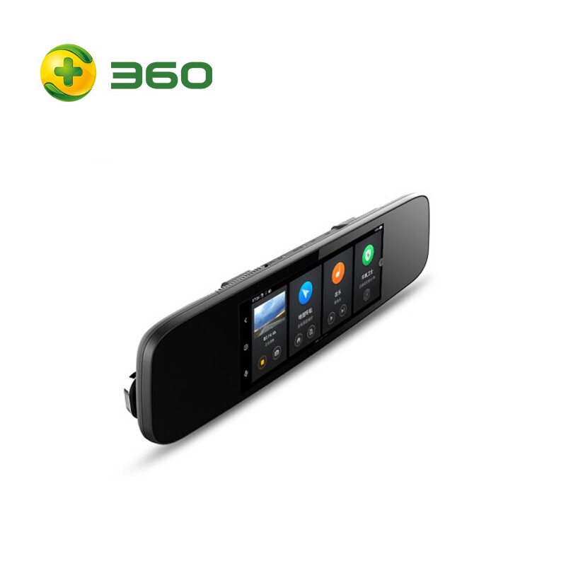 360行車記錄儀智能后視鏡云鏡S650 前后雙錄高清夜視倒車影像 語音操控固定測速 智能云鏡S650+32G卡+后攝像頭